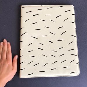 White and Black Padfolio